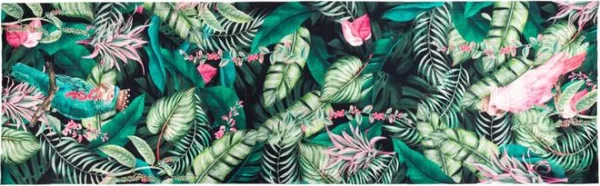 Дорожка "Этель" Tropical parrots 40*146 см, 100% хлопок, саржа 190 г/м2