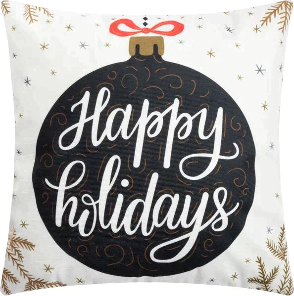 Наволочка Этель Happy Holidays 40 х 40 см, 100% п/э