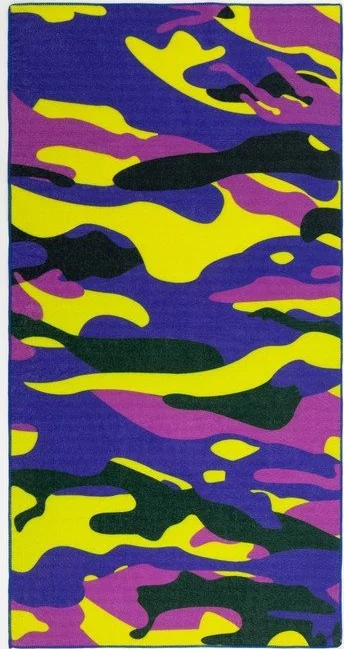 Полотенце пляжное Этель "Purple khaki" 70*140 см,100%п/э, 250гр/м2,