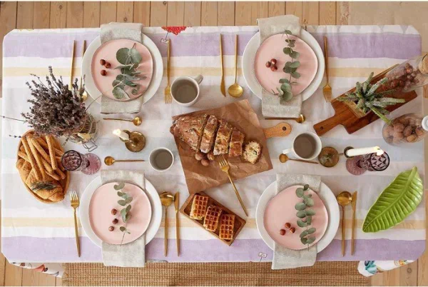 Скатерть Этель Food market 220х147 см,100% хлопок, саржа 190 г/м2