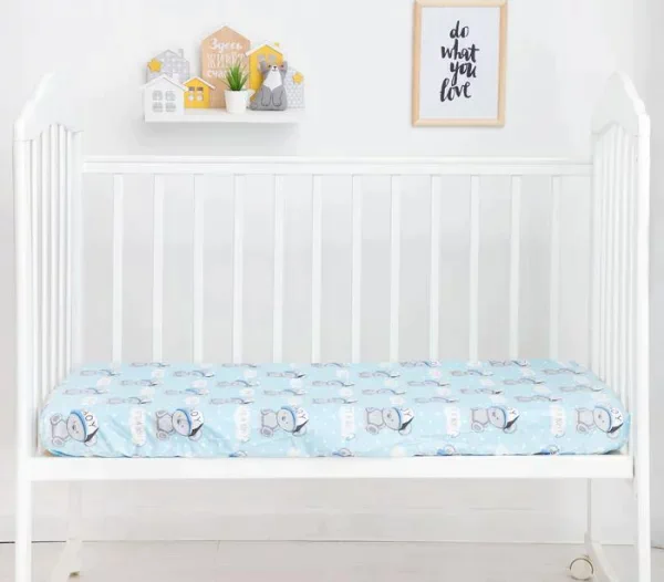 Простыня на резинке "LoveLife" It's a boy 60*120+20 см, 100 % хлопок, сатин