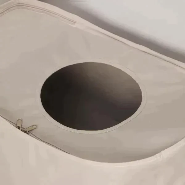 Корзина универсальная с ручками Доляна «Нео», 58×12×67 см, на замке, цвет белый