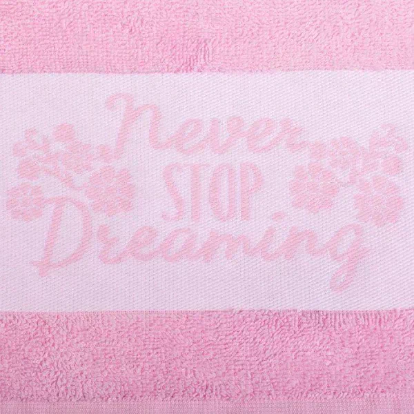 Полотенце махровое "Never stop dreaming" 30х70 см 100% хлопок, 370гр/м2