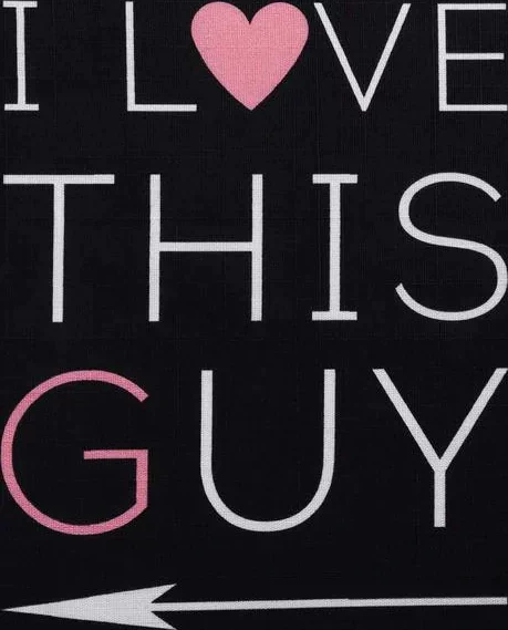 Фартук Этель I Love this guy 60х70 см, 100% хлопок, репс 210 г/м2