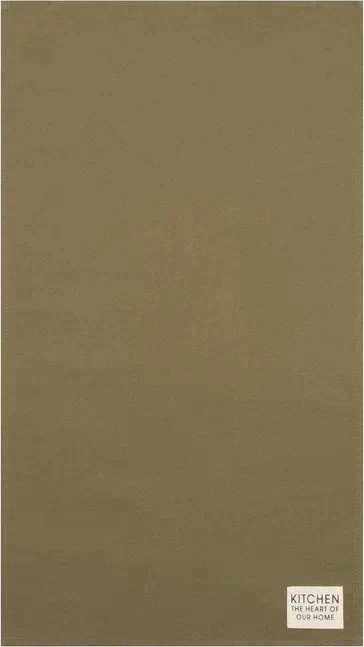 Полотенце Этель Kitchen 40х73 см, цв. зелёный, 100% хл, саржа 220 г/м2