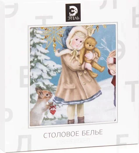 Скатерть Этель "Christmas time" 150х180см +/-3см с ГМВО, хл100%