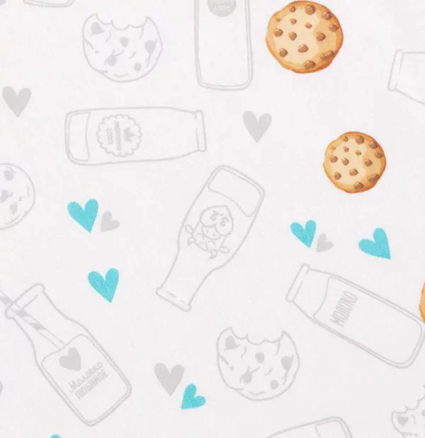 Простыня прямоугольная Крошка Я Milk&Cookie 100х160см, 100% хл, бязь
