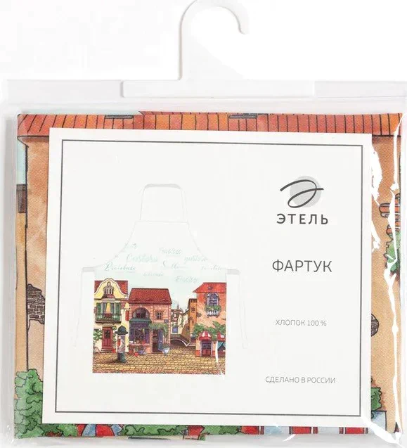 Фартук Этель "Италия" 70х60 см см, 100% хл, саржа 190 гр/м2
