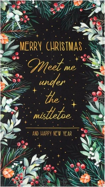 Новогоднее полотенце "Этель" Merry Christmas 40х73 см, 100% хл, саржа 190 гр/м2