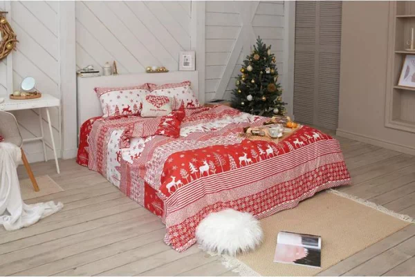 Постельное белье LoveLife евро Reindeer 200*217см,240*225см,50*70см-2шт