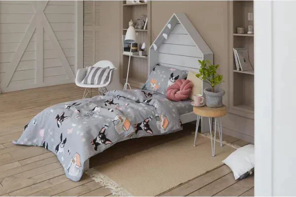 Постельное белье "Этель" 1.5 сп Best friend 143*215 см, 150*214 см, 50*70 см -1 шт,100% хл, бязь
