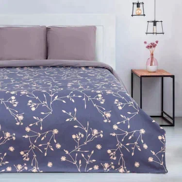 Покрывало "Этель" Flowers, 200*215 см, 100% хлопок