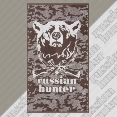 Полотенце махровое Этель "Russian hunter" 50х90см, 100% хлопок, 420гр/м2