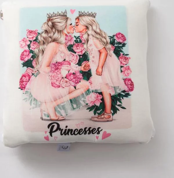 Подушка-плед «Этель» Princesses , подушка 40х40±3 см, плед 100х150 см
