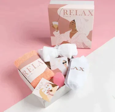 Набор подарочный Этель Relax полотенце и аксс (4 предмета)