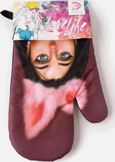 Варежка Этель Love Life "Пушистая" 26*16 см, 100% п/э