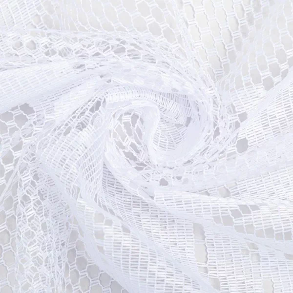 Штора 170х160 см, белый, 100% п/э, без шторной ленты
