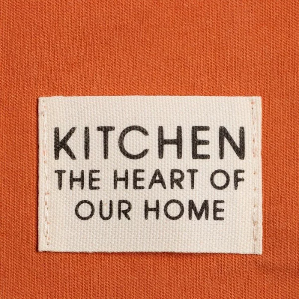Полотенце Этель Kitchen 40х73 см, цв. оранжевый, 100% хл, саржа 220 г/м2