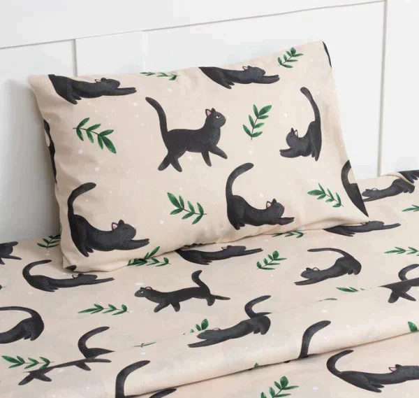 Постельное бельё Этель 1,5 сп "Little cat", 143х215 см, 150х214 см, 50х70 см -1 шт, 100% хлопок, бязь