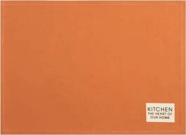 Набор салфеток Этель Kitchen, цв. оранжевый, 30х40 см - 2 шт, 100% хл, саржа 220 г/м2