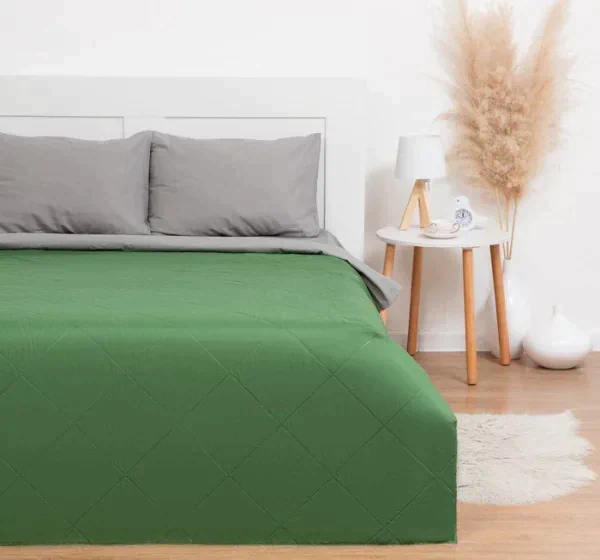 Покрывало LoveLife 1,5 сп 150х210±5 см, цвет зелёный, микрофайбер, 100% п/э